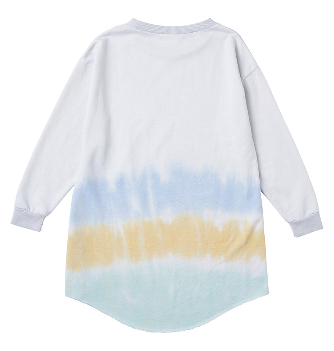 【BUY 2 20%OFF】【OUTLET】Roxy キッズ MINI CHANGE MAKER DRESS ミニ裏毛T ワンピース (100-150cm)