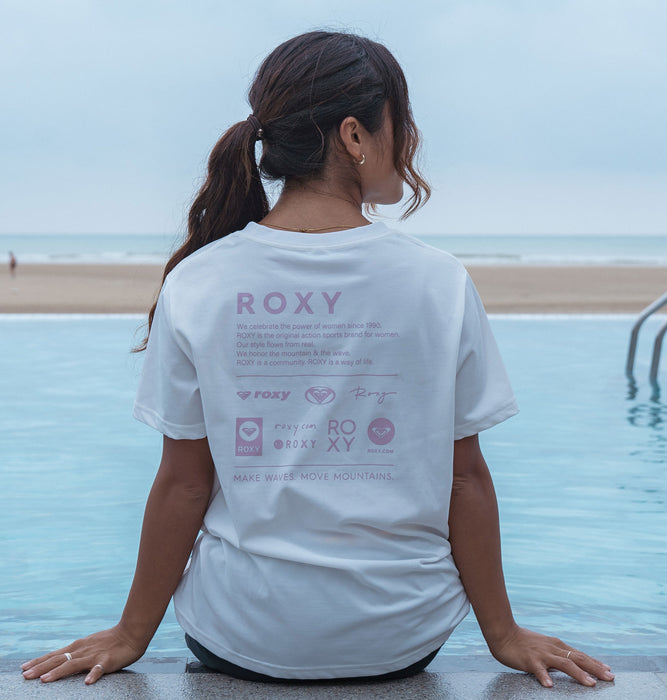 【OUTLET】Roxy HISTORICAL LOGO ウィメンズ ラッシュTシャツ