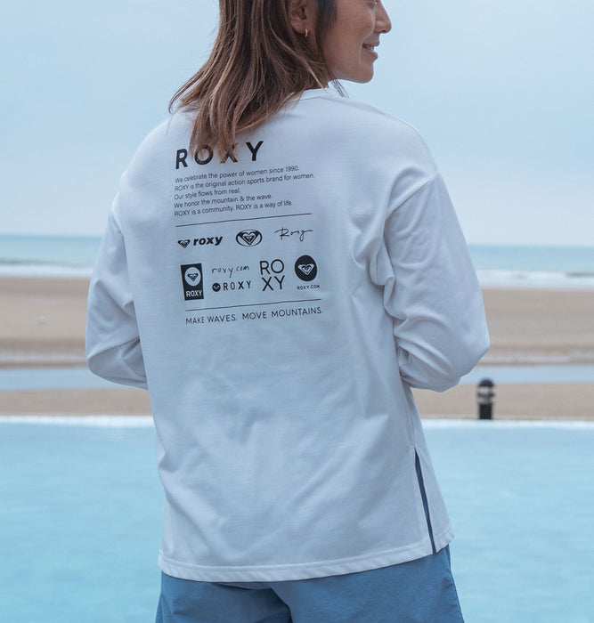 【OUTLET】Roxy HISTORICAL LOGO L/S ウィメンズ ラッシュガード