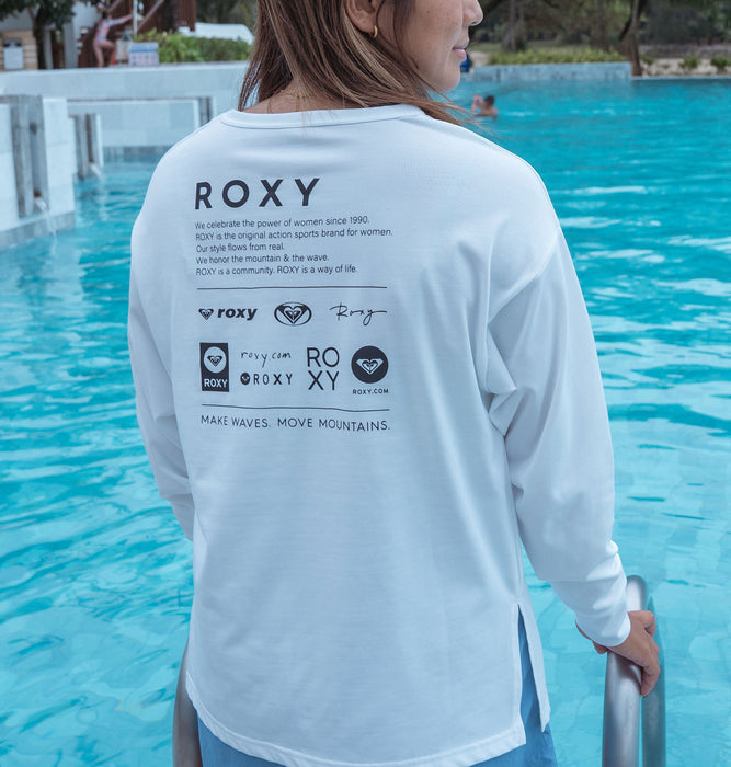 【OUTLET】Roxy HISTORICAL LOGO L/S ウィメンズ ラッシュガード