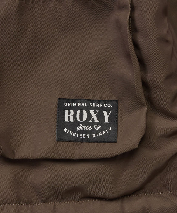 ROXY キッズ MINI BITTERSWEET リバーシブルボアジャケット 【2026年秋冬モデル】