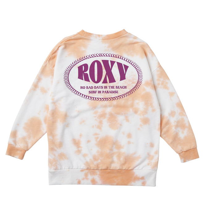 【OUTLET】Roxy キッズ MINI BACK LOGO ミニ裏毛Tシャツ (100-150cm)