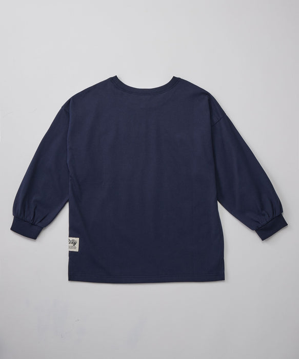ROXY キッズ MINI WAIMEA フロッキーMIXプリント長袖Tシャツ ロンT /吸水速乾/抗菌防臭 【2026年秋冬モデル】
