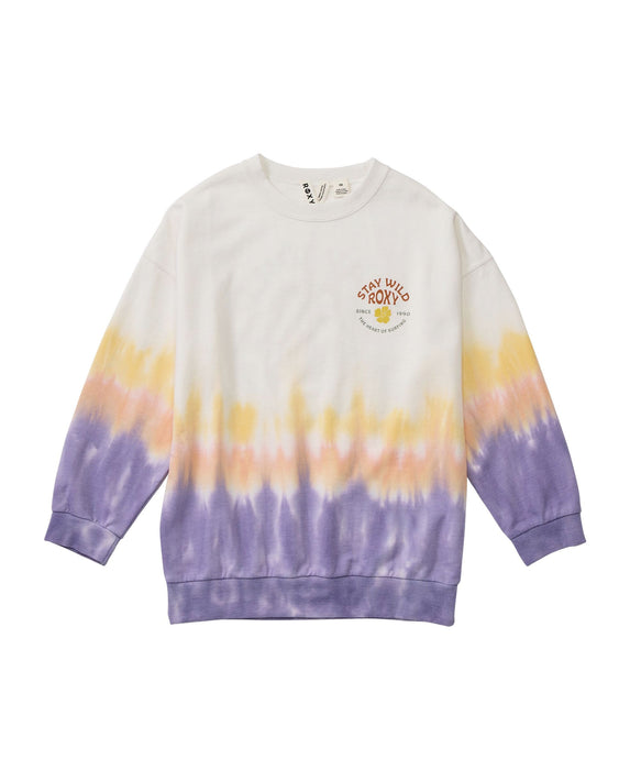ROXY キッズ MINI STAY WILD L/S TEE レトロプリント長袖Tシャツ ロンT 【2026年秋冬モデル】