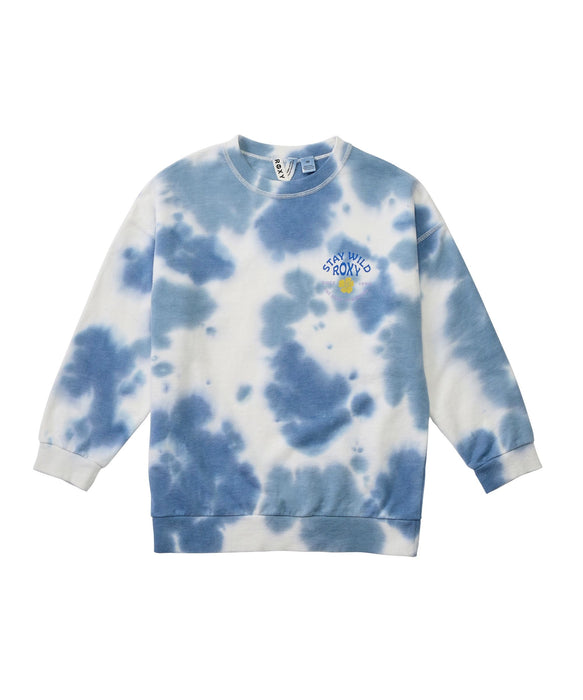 ROXY キッズ MINI STAY WILD L/S TEE レトロプリント長袖Tシャツ ロンT 【2026年秋冬モデル】