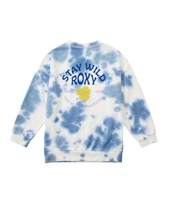 ROXY キッズ MINI STAY WILD L/S TEE レトロプリント長袖Tシャツ ロンT 【2026年秋冬モデル】