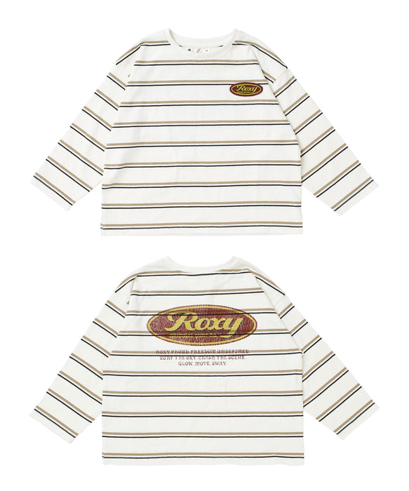 ROXY キッズ MINI GROW SWAY ヴィンテージライク長袖Tシャツ ロンT 【2026年秋冬モデル】