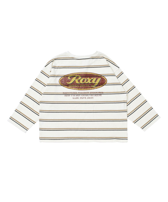 ROXY キッズ MINI GROW SWAY ヴィンテージライク長袖Tシャツ ロンT 【2026年秋冬モデル】