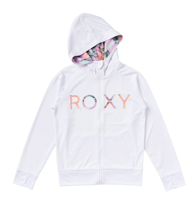 【BUY 2 20%OFF】【OUTLET】Roxy キッズ MINI MERMAID LOGO PARKA ラッシュガード (100-150cm)