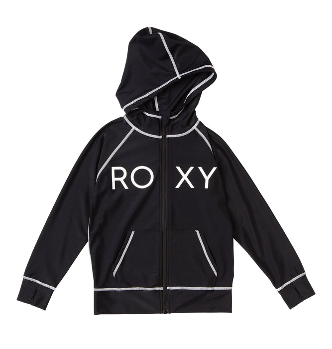 【BUY 2 20%OFF】【OUTLET】Roxy キッズ MINI RASHIE PARKA ラッシュガード (100-150cm)