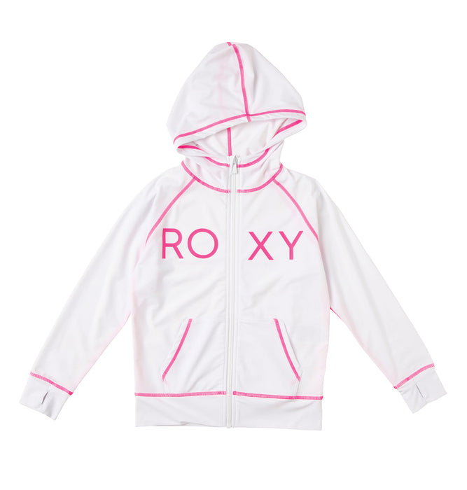 【BUY 2 20%OFF】【OUTLET】Roxy キッズ MINI RASHIE PARKA ラッシュガード (100-150cm)