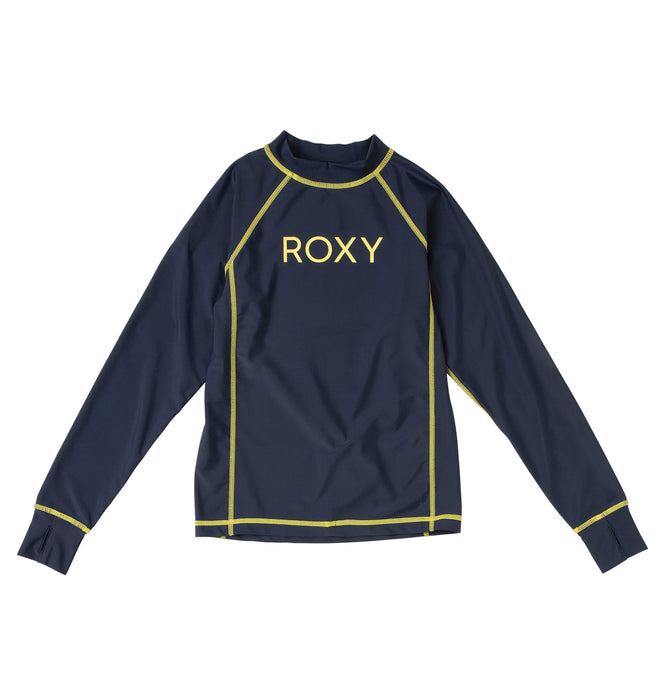 【OUTLET】Roxy キッズ MINI RASHIE L/S ラッシュガード (100-150cm)