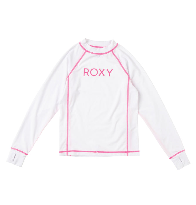 【OUTLET】Roxy キッズ MINI RASHIE L/S ラッシュガード (100-150cm)