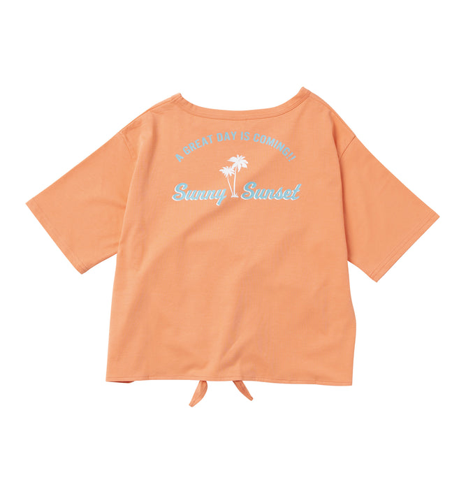 【BUY 2 20%OFF】【OUTLET】Roxy キッズ MINI SUNNY SUNSET ラッシュガード (110-150cm)