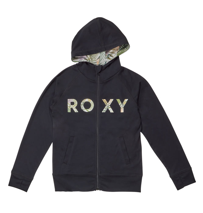 【OUTLET】Roxy キッズ MINI SIMPLY BOTANICAL LOGO PARKA ラッシュガード