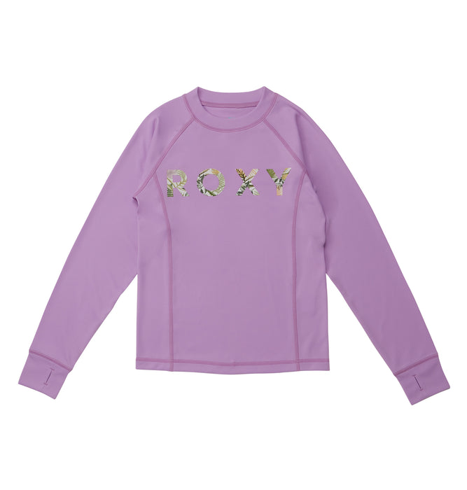 Roxy キッズ MINI SIMPLY BOTANICAL LOGO L/S ラッシュガード