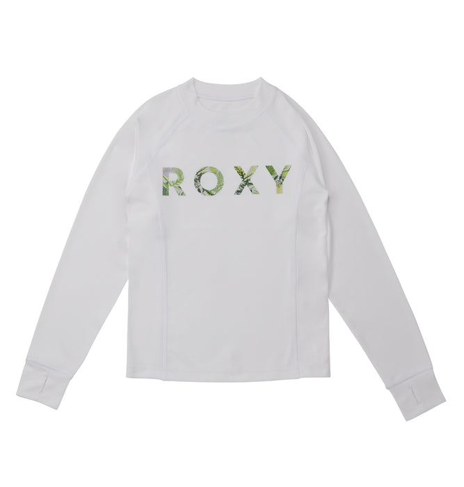 Roxy キッズ MINI SIMPLY BOTANICAL LOGO L/S ラッシュガード