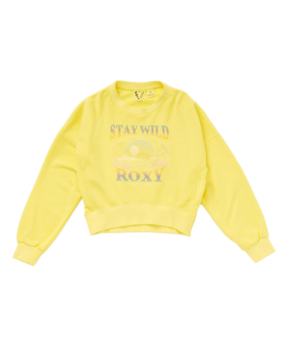 ROXY キッズ MINI STAY WITH ROXY ヴィンテージライクトレーナー 【2026年秋冬モデル】