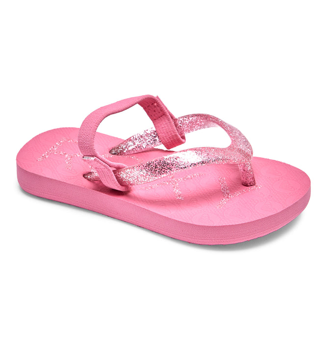 【OUTLET】Roxy キッズ TW VIVA SPARKLE ビーチサンダル (12-16cm)