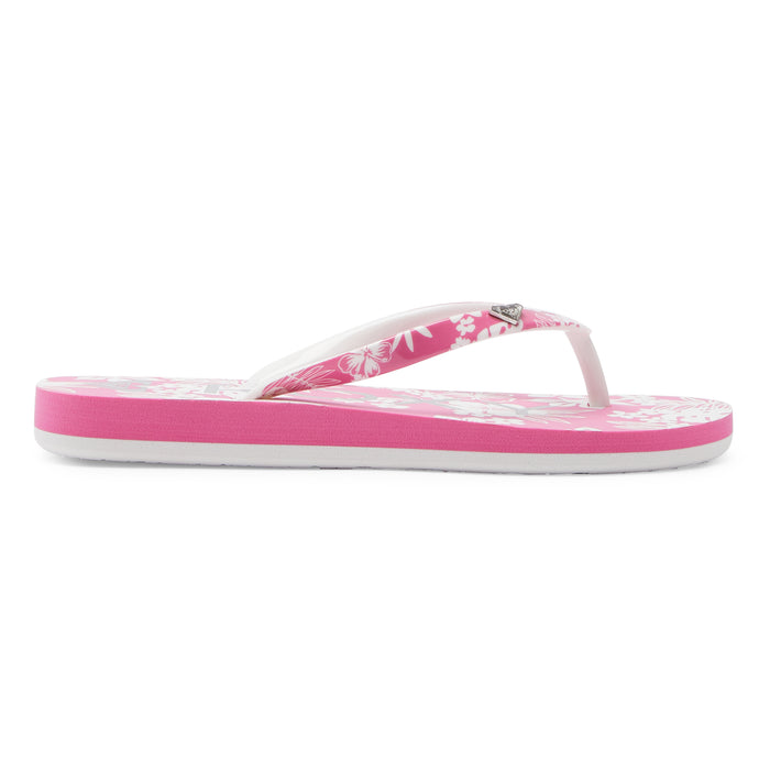 【BUY 2 20%OFF】【OUTLET】Roxy キッズ RG PEBBLES VII ビーチサンダル (18-22cm)