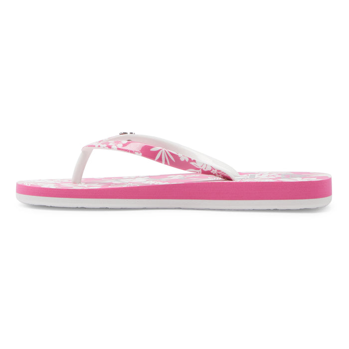 【BUY 2 20%OFF】【OUTLET】Roxy キッズ RG PEBBLES VII ビーチサンダル (18-22cm)