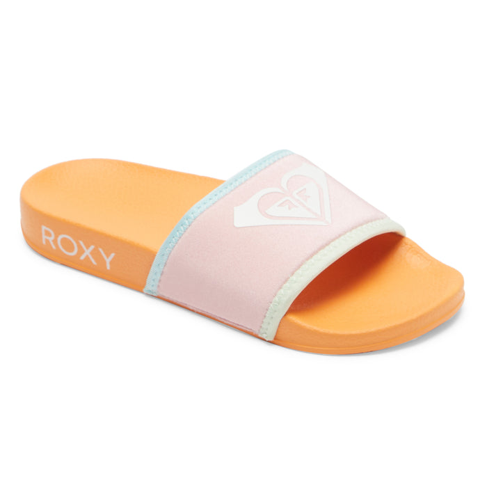 【OUTLET】Roxy キッズ RG SLIPPY NEO スライドサンダル (18-22cm)