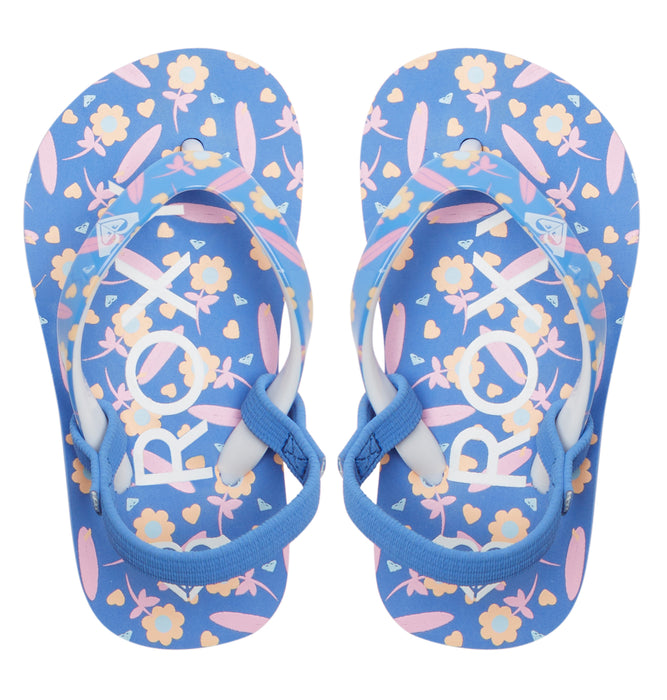 【OUTLET】Roxy キッズ TW PEBBLES VI ビーチサンダル