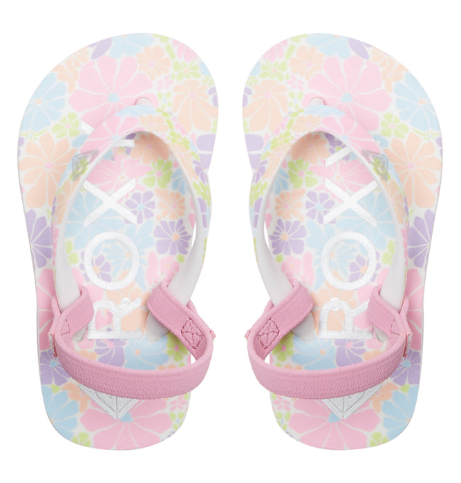 【OUTLET】Roxy キッズ TW PEBBLES VI ビーチサンダル