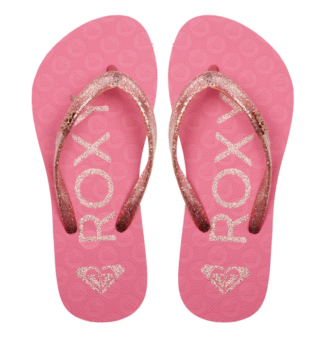 【OUTLET】Roxy キッズ RG VIVA SPARKLE ビーチサンダル