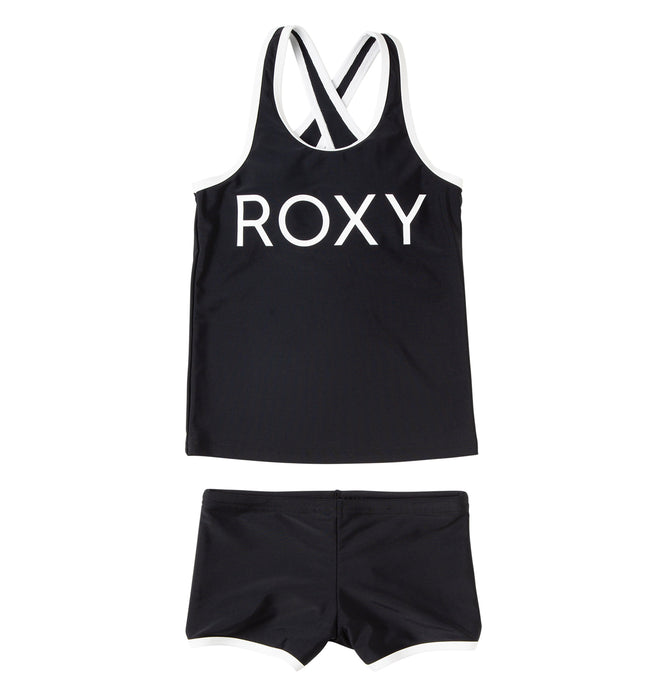 【BUY 2 20%OFF】【OUTLET】Roxy キッズ MINI DEEP WATER タンキニ (100-150cm)