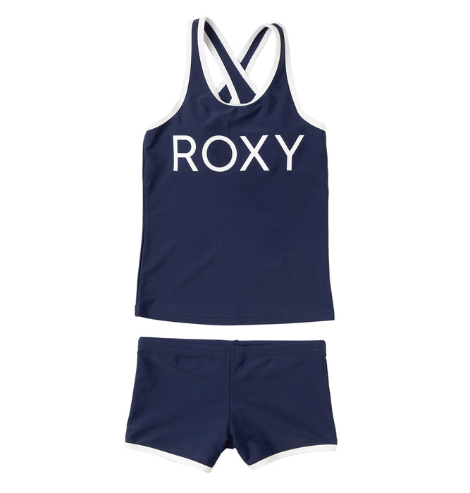 【BUY 2 20%OFF】【OUTLET】Roxy キッズ MINI DEEP WATER タンキニ (100-150cm)