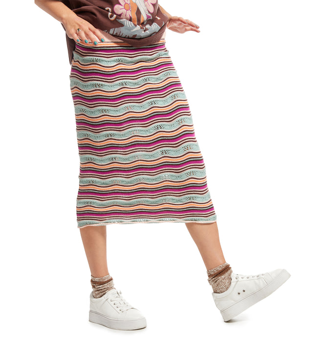 【OUTLET】Roxy SAILING FLOW SKIRT ニット スカート