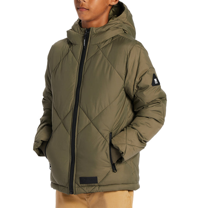 【BUY 2 20%OFF】【OUTLET】DC Shoes PASSAGE PUFFER BOY キッズ ジャケット