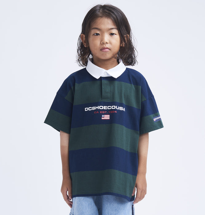 【BUY 2 20%OFF】【OUTLET】DC Shoes 23 KD BORDER POLO SS ポロシャツ キッズ