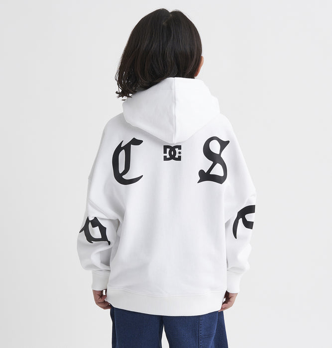 【BUY 2 20%OFF】【OUTLET】DC Shoes 23 KD BIG OE BACK LOGO PH キッズ フーディ パーカー