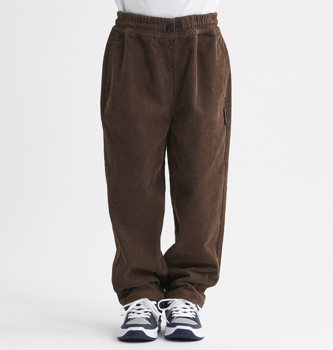 【BUY 2 20%OFF】【OUTLET】DC Shoes 23 KD WIDE CORDUROY PANT キッズ コーデュロイパンツ