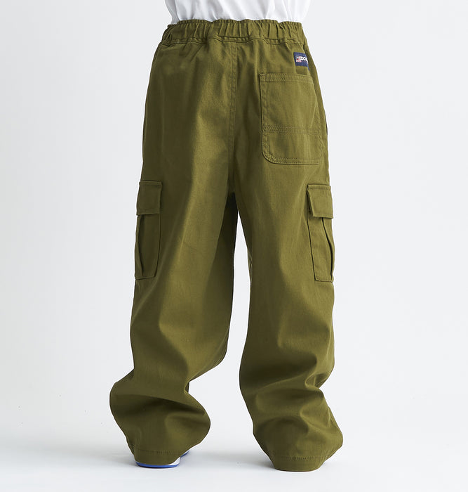 DC Shoes 24 KD WIDE CARGO PANT キッズ カーゴパンツ