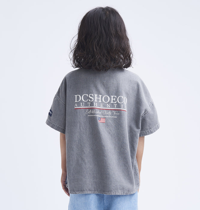 【BUY 2 20%OFF】【OUTLET】DC Shoes 23 KD WORKERS SS SHIRT シャツ キッズ