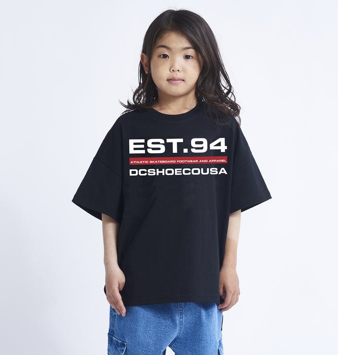 【BUY 2 20%OFF】【OUTLET】DC Shoes 23 KD EST94 SS キッズ Tシャツ