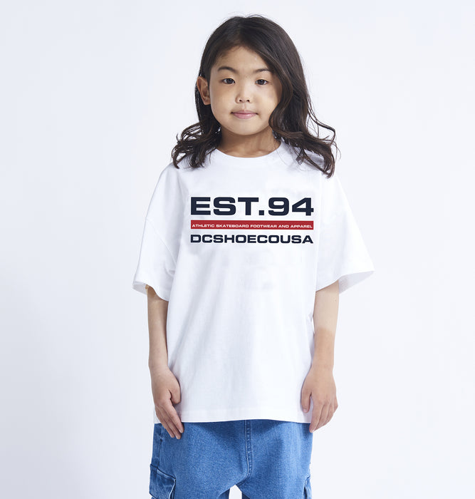 【BUY 2 20%OFF】【OUTLET】DC Shoes 23 KD EST94 SS キッズ Tシャツ