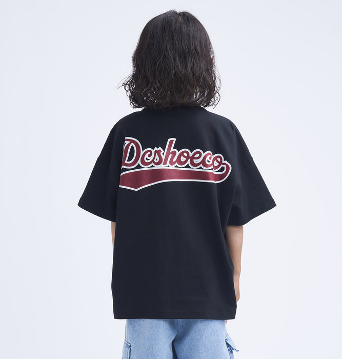 【BUY 2 20%OFF】【OUTLET】DC Shoes 23 KD ON THE TEAM SS Tシャツ キッズ