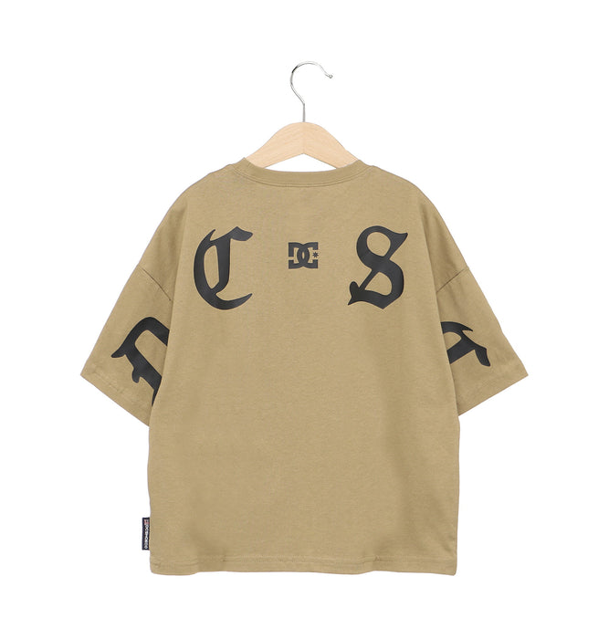 【BUY 2 20%OFF】【OUTLET】DC Shoes 23 KD BACK OLD ENGLISH SS Tシャツ キッズ