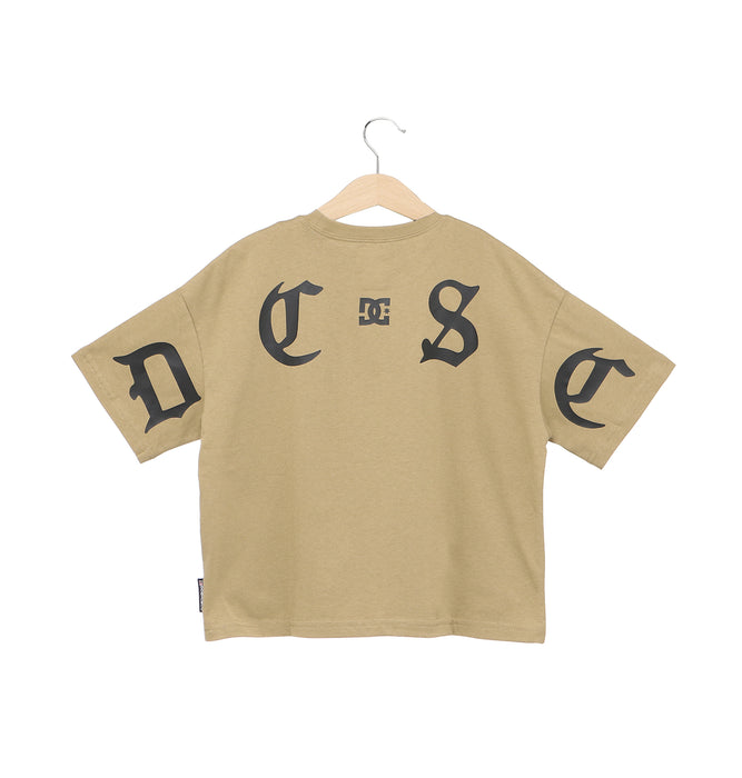 【BUY 2 20%OFF】【OUTLET】DC Shoes 23 KD BACK OLD ENGLISH SS Tシャツ キッズ