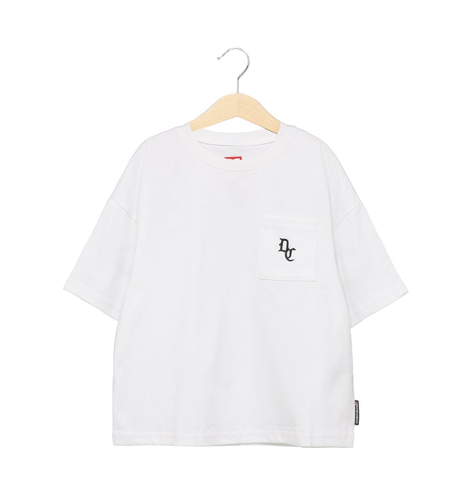 【BUY 2 20%OFF】【OUTLET】DC Shoes 23 KD BACK OLD ENGLISH SS Tシャツ キッズ