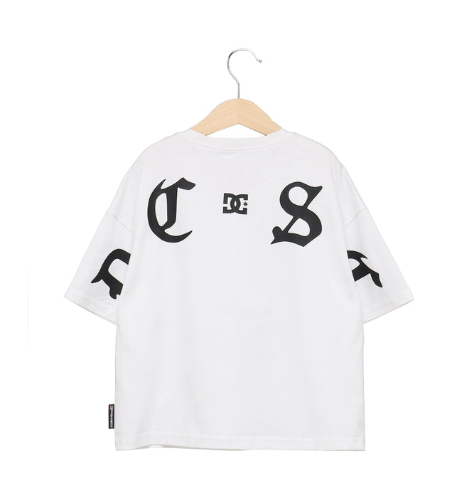 【BUY 2 20%OFF】【OUTLET】DC Shoes 23 KD BACK OLD ENGLISH SS Tシャツ キッズ