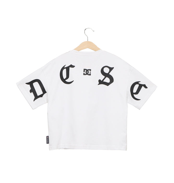 【BUY 2 20%OFF】【OUTLET】DC Shoes 23 KD BACK OLD ENGLISH SS Tシャツ キッズ