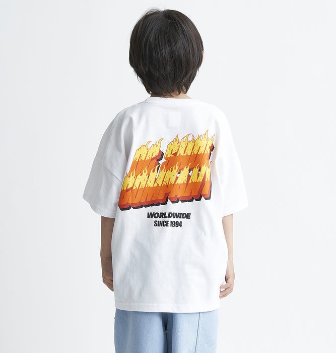 DC Shoes 24 KD BURNER SS キッズ Tシャツ