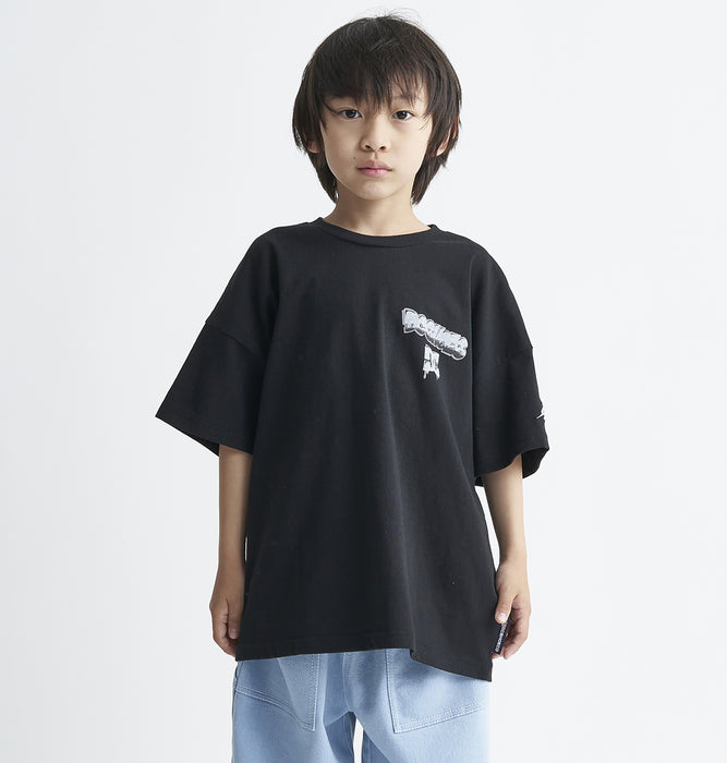 DC Shoes 24 KD TAKEEE8 GRAFF FT SS キッズ Tシャツ